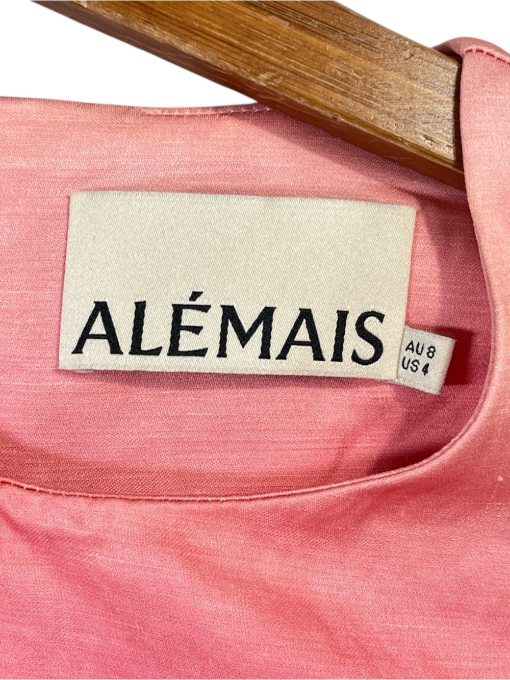 Alémais Inez shift dress pink and red ombre background with a floral print SZ 4 - Picture 8 of 12